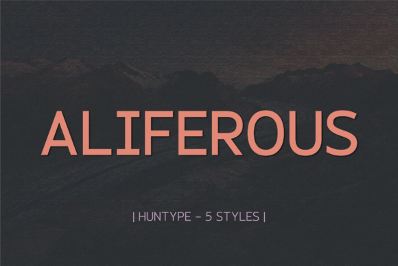 Aliferous: A Modern Sans Serif Font for Digital Marketing