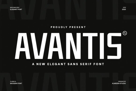 Avantis: A Modern Sans Serif Font for Polished Branding