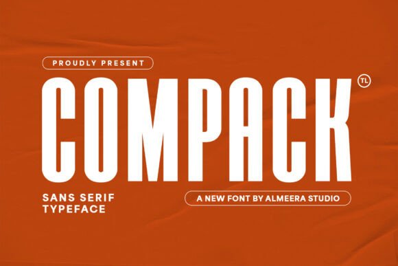 Compack: A Modern Sans Serif Font for Strong Branding
