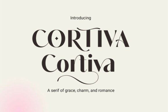 Cortiva: A Serif Font with Timeless Elegance