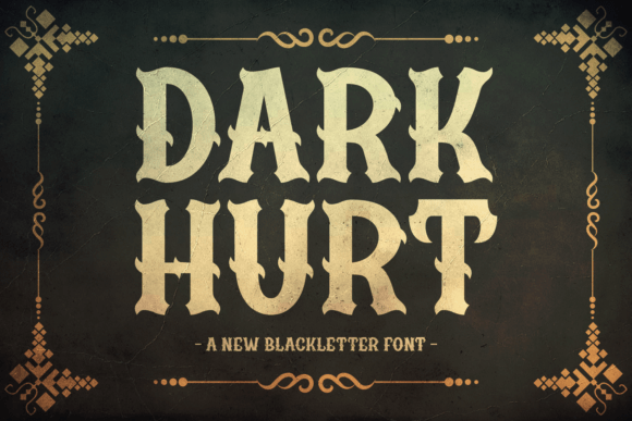 Dark Hurt Font for a Polished Brand Look