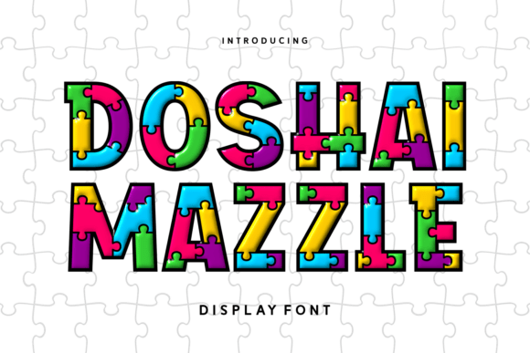 Doshai Mazzle Font for Eye-Catching Designs