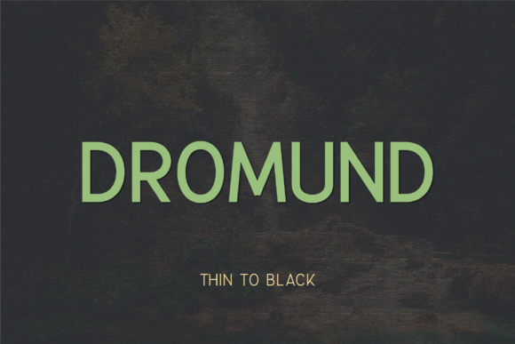 Dromund: A Modern Sans Serif Font for Branding Projects