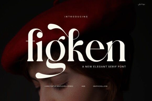 Figken: A Refined Serif Font for Modern Editorial Design