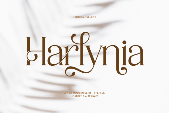 Harlynia: A Modern Serif Font for Handmade Creations
