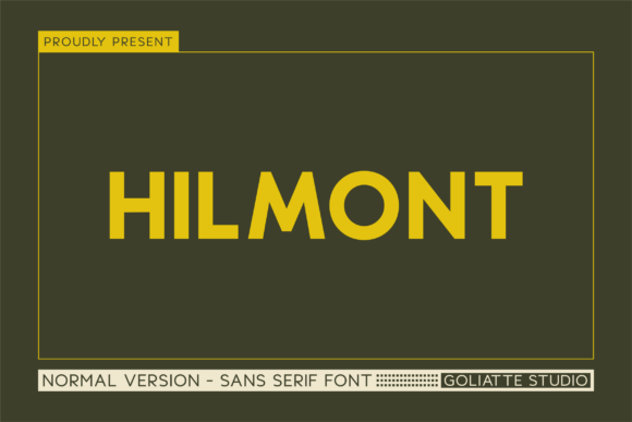 Hilmont: A Modern Sans Serif for Editorial Elegance