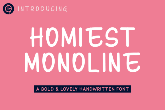 Homiest Monoline: The Bold Handwritten Font That Elevates Campaigns