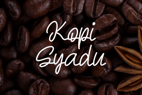 Kopi Syadu: A Font That Elevates Handmade Creations