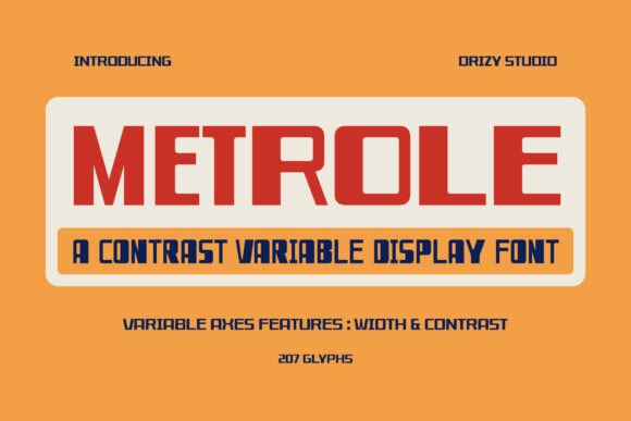 Metrole: A Modern Font for Professional Branding