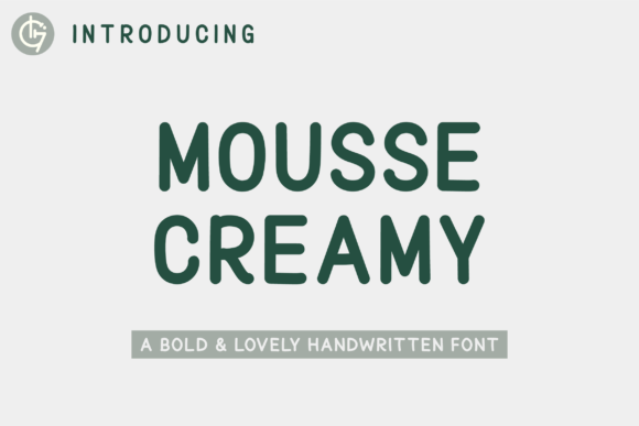 Mousse Creamy Font for Bold Branding
