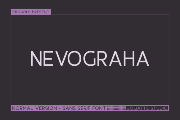 Nevograha – A Bold Sans Serif Font for Web Design