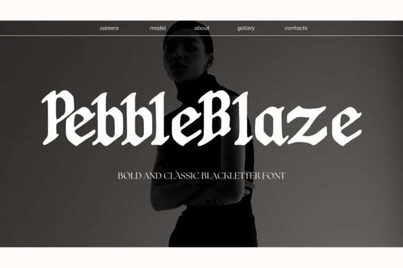 Pebbleblaze Font Review for Campaign Design