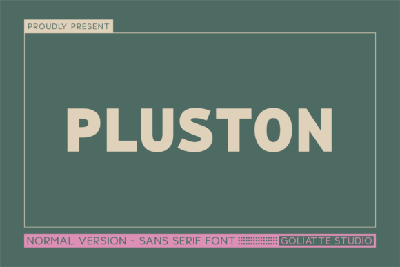 Pluston: A Modern Sans Serif Font for Bold Campaigns