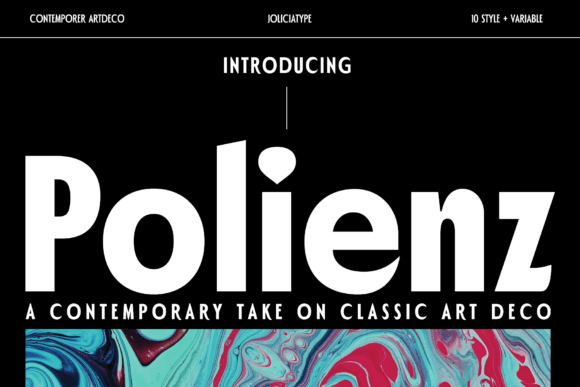 Polienz: A Modern Sans Serif Font for Campaign Creativity