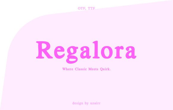 Regalora: A Modern Sans Serif Font for Digital Marketing