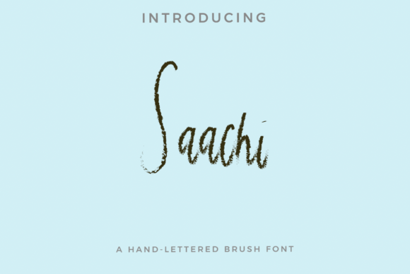 Saachi Script Font for Campaign Creatives