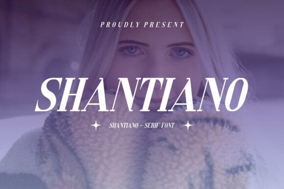 Shantiano: Elevating Brand Identity with a Bold Serif Typeface