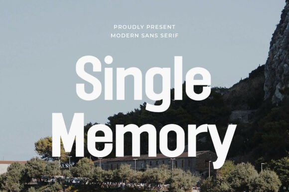 Single Memory Font for Handmade Creations