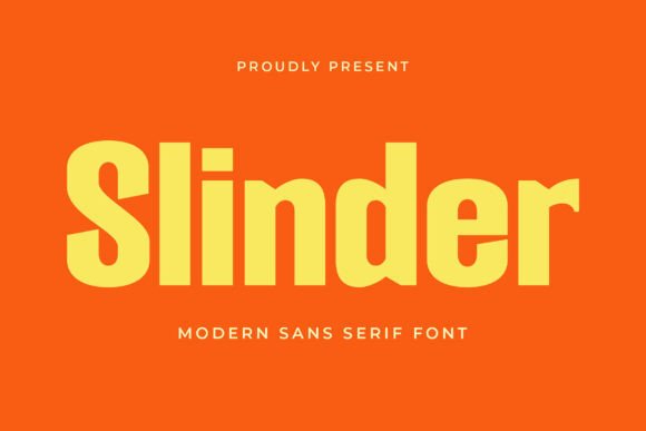 Slinder: A Modern Sans Serif Font for Sharp Campaign Design