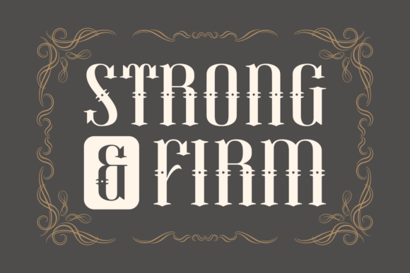 Strong and Firm Font for Bold Branding