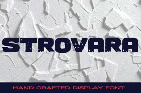 Strovara: A Bold Font for Professional Branding