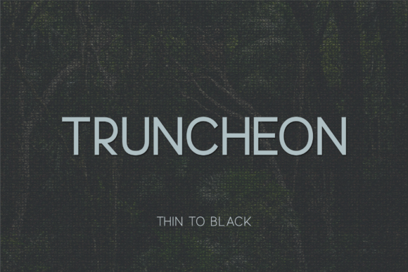 Truncheon: A Modern Font for Small Business Branding