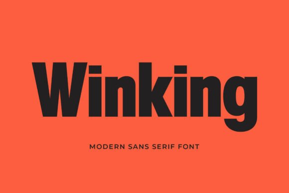 Winking Sans Serif Font for Handmade Projects